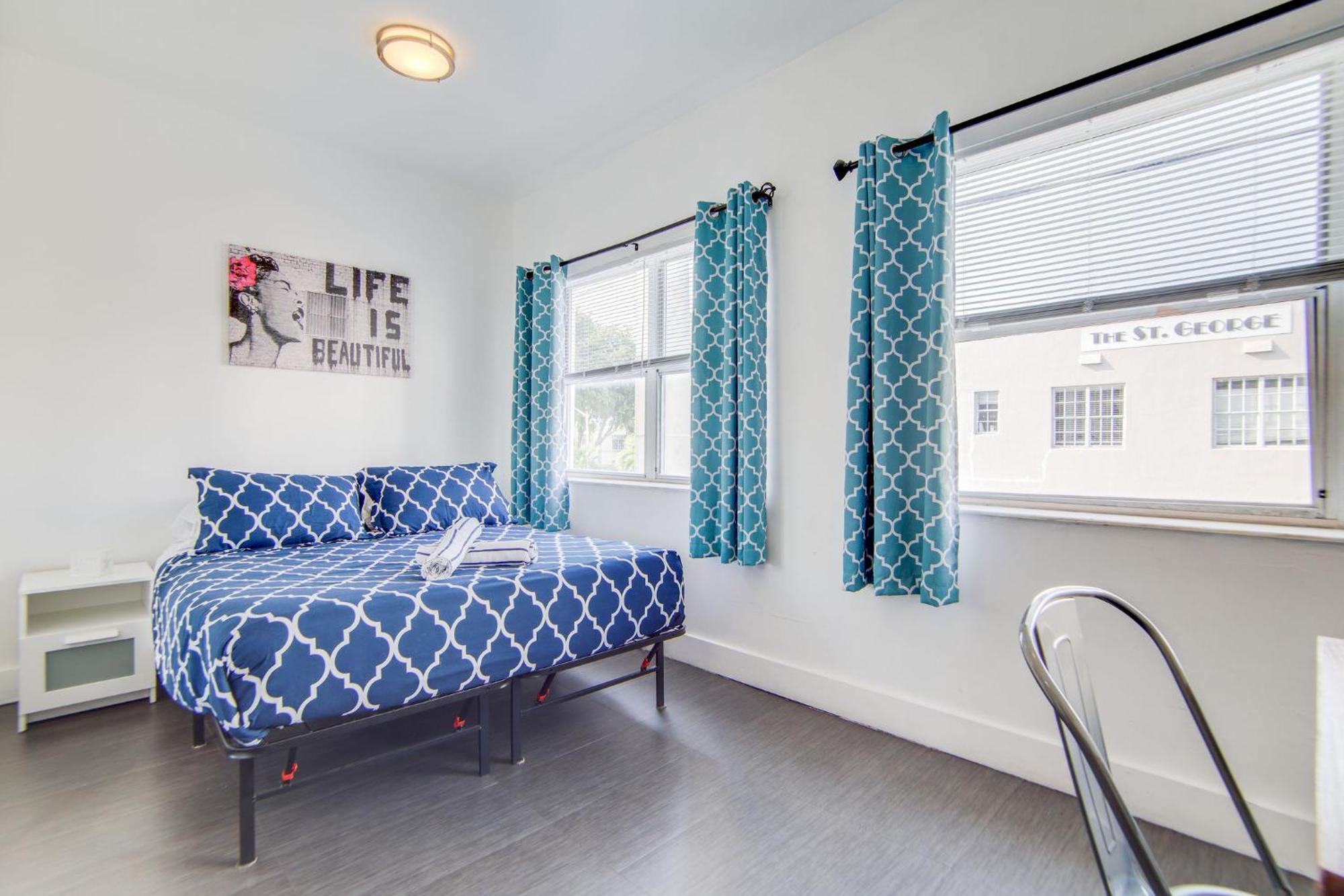 Chic Large Studio Apt Near Ocean Drive South Beach Miami Beach Bagian luar foto