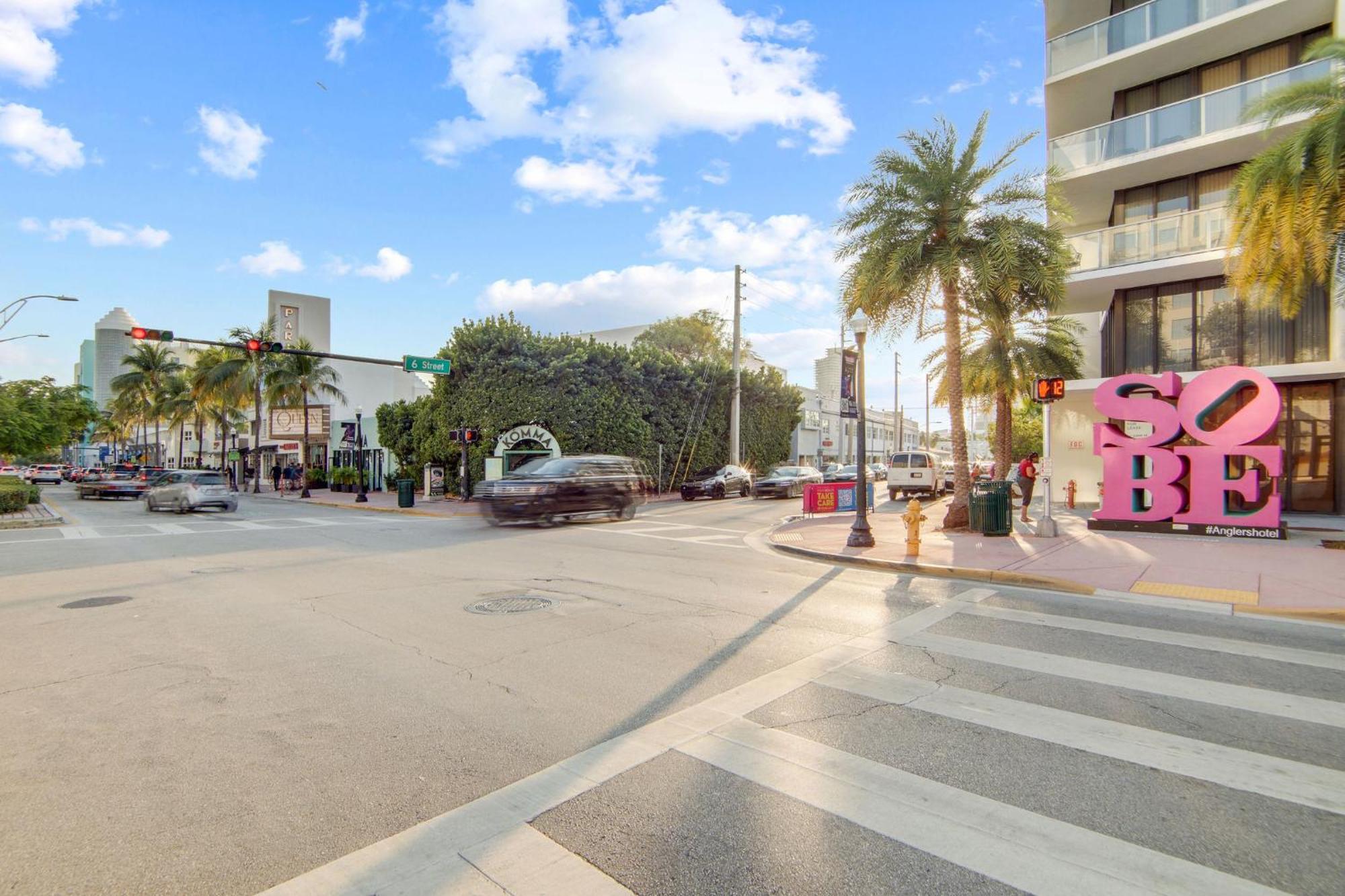 Chic Large Studio Apt Near Ocean Drive South Beach Miami Beach Bagian luar foto